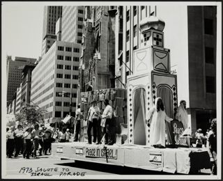 B'nai B'rith Float in Salute to Israel Parade Photograph, 1973