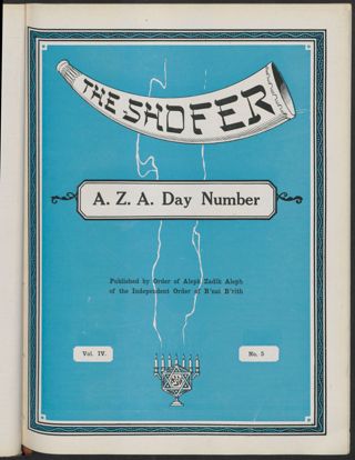 The Shofar, Vol. IV, No. 5, December 1928