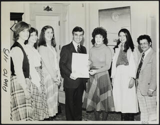 BBGs Meeting With Pittsburgh Mayor Richard Caliguiri Photograph, February 6, 1979