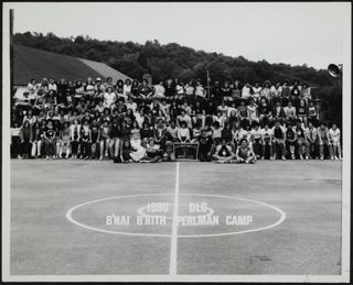 DLC B'nai B'rith Perlman Camp Group Photograph, 1980