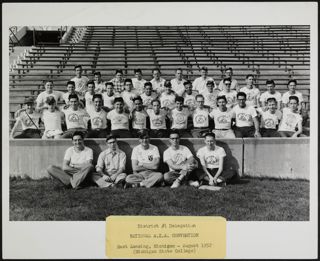 District 1 Delegation to National AZA Convention Photograph, August 1952