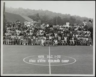 DLC 1-22 B'nai B'rith Perlman Camp Group Photograph, 1978
