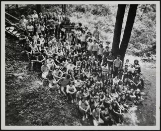 BBYO District 1-22 Leadership Camp Group Photograph, August 23, 1972