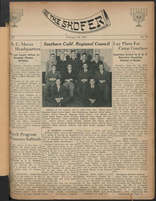 The Shofar, Vol. 11, No. 12, February 20, 1936