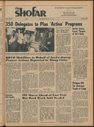 The Shofar, Vol. 47, No. 4, June 1971