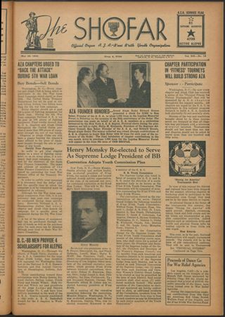 The Shofar, Vol. XIX, No. 19, May 26, 1944