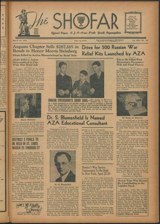 The Shofar, Vol. XIX, No. 14, March 10, 1944