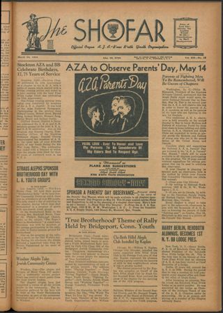 The Shofar, Vol. XIX, No. 15, March 24, 1944