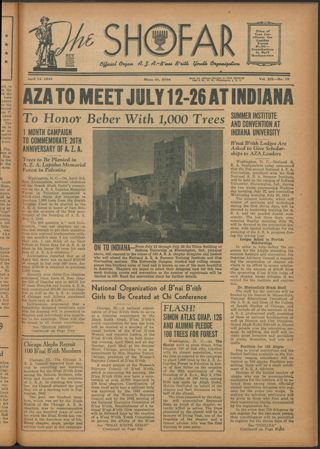 The Shofar, Vol. XIX, No. 16, April 14, 1944