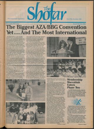 The Shofar, Vol. 60 No. 1, December 1983