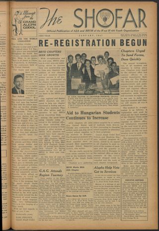 The Shofar, Vol. XXII, No. 3, January 1947