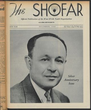 The Shofar, Vol. XXV, No. 4, December 1949