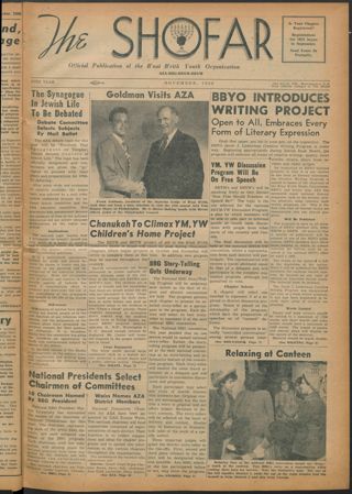 The Shofar, Vol. XXVI, No. 2, November 1950