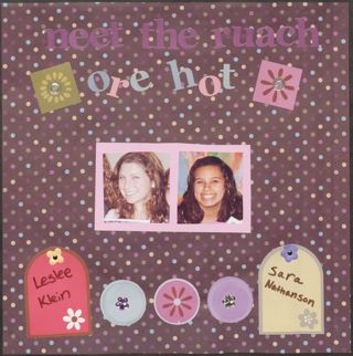 Ruach BBG Scrapbook, Page 1