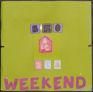 Bro and Sis Weekend Scrapbook, Front Cover
