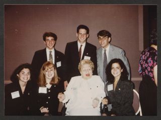 Anita Perlman With BBYO Leaders Photograph, June 5-6, 1993