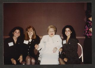 Smith, Goldstein, Perlman, and Armel at BBYO Presidents Reunion Photograph, June 5-6, 1993