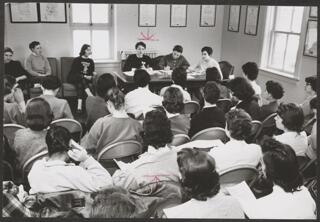 Milwaukee Council Chaplain Donna Speaking at Meeting Photograph, April 1959