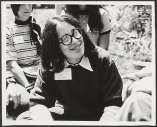 Debi Shendelman at Leadership Training Conference Photograph, Summer 1970