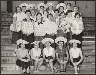 BBG Members With Hats at National Convention Group Photograph, 1952
