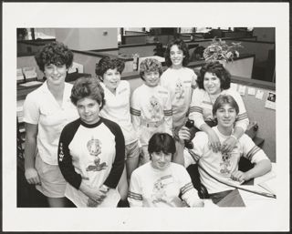 Members of Shira BBG at Phonathon Photograph