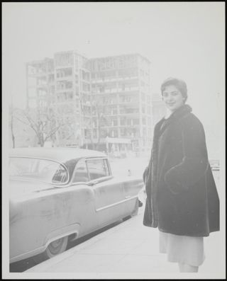 B'nai B'rith Girl and B'nai B'rith Building Construction Photograph, c. 1957