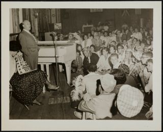 B'nai B'rith Girls and Alephs Listening to a Speaker Photograph, 1959