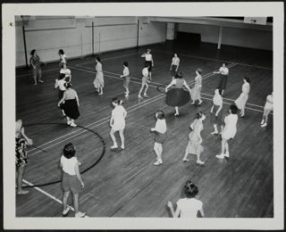 B'nai B'rith Girls Folk Dancing Photograph, 1948