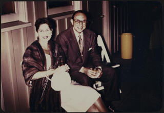 Abe Babior and Wife Photograph, September 28, 1955