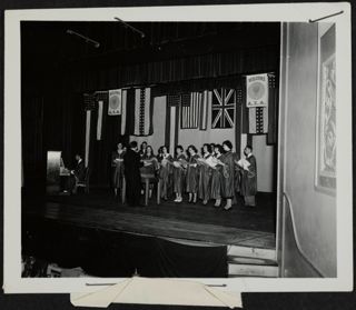 Choir Performance at Convention Photograph, 1949