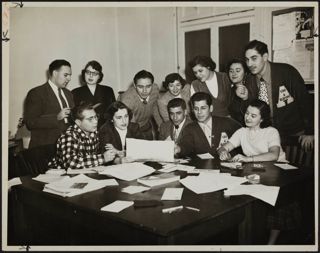 The Shofar Staff Members Photograph, 1949