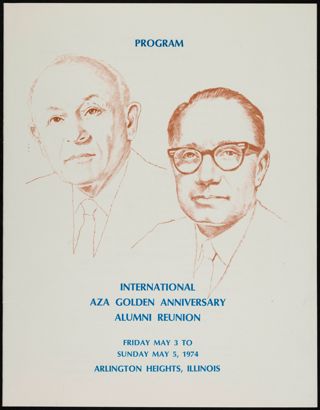 International AZA Golden Anniversary Alumni Reunion Program, May 3-5, 1974