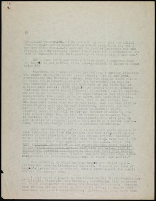 Unknown to Unknown Letter Excerpt