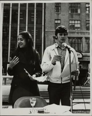 Cheryl Rose and Larry Goldheid at Passover Event Photograph