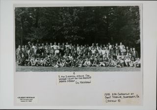 Gilbert Newman and Others at AZA Convention Photograph, 1945