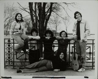 Socar, Balter, Neihaus, Wolff, Berkson, and Peacitin Near Fence Photograph