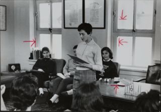 Donna Reading the Sermon Photograph