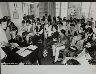 BBYO Members Attend Lecture Photograph, June 29, 1984