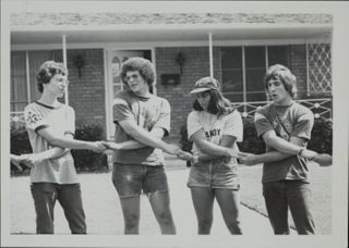 Weinberg, Hauser, Brown, and Leva at Friendship Circle Photograph