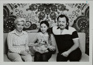 Kats Family at CVS Project Outreach Photograph, December 1981