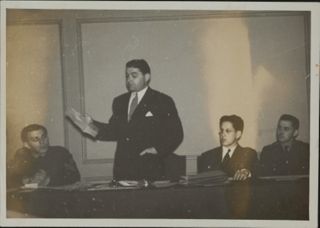 Davis, Bisno, Ekstein, and Gannis at Event Photograph, 1930s