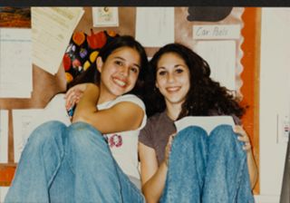 Julie Davis and Janelle Menashe Smiling Together Photograph