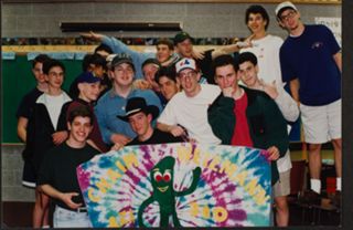 Neil Simon and Ari Isaak With Chaim Weizmann Members Photograph, April 1994