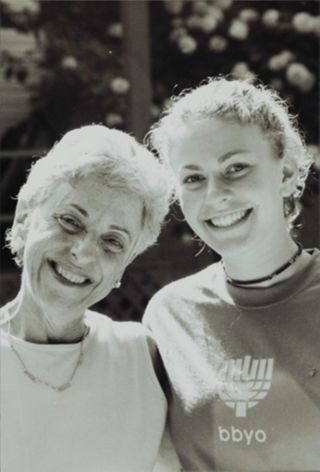Lynn Schusterman and Member Sharing a Smile Photograph 2