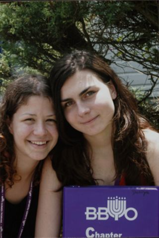 Two Members Smiling at Leadership Camp Photograph 4, July 12, 2006