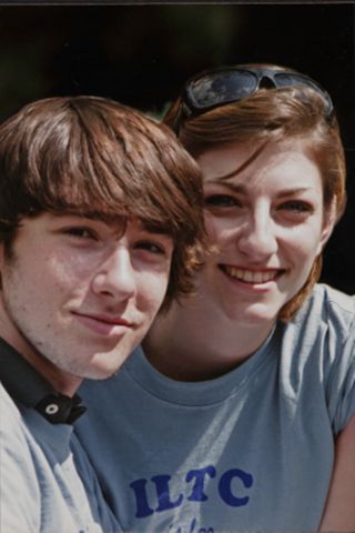 Two Members Smiling at Leadership Camp Photograph 3, July 12, 2006