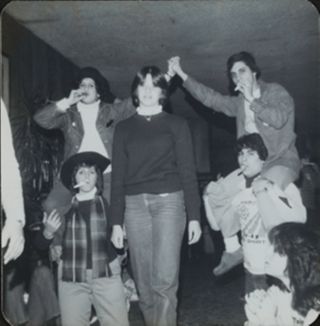 Caplan, Hoffman, Gurdin, Rapp, and Ainspan at Welcome Event Photograph