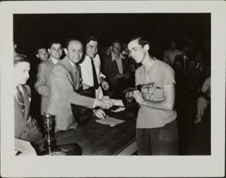 Sherman, Levatar, Beber, Barker, and Bisno at Award Event Photograph, 1939