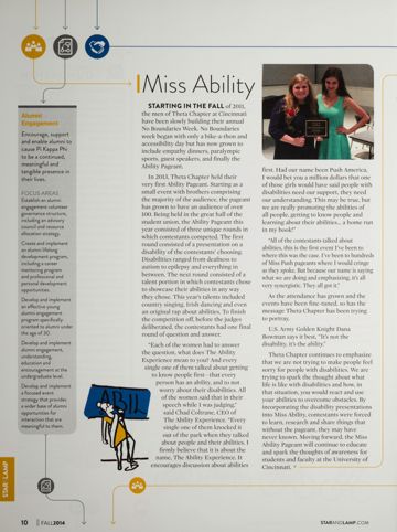 Miss Ability, Fall 2014