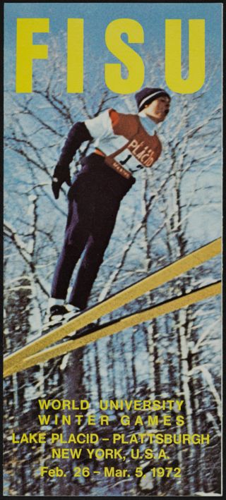 FISU World University Winter Games Brochure, February 26-March 5, 1972